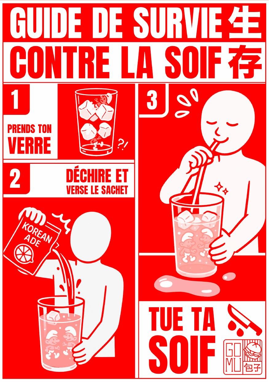 Flyer anti-soif