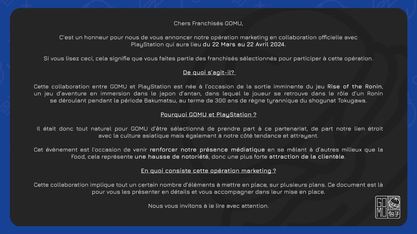 Note de lancement — 4